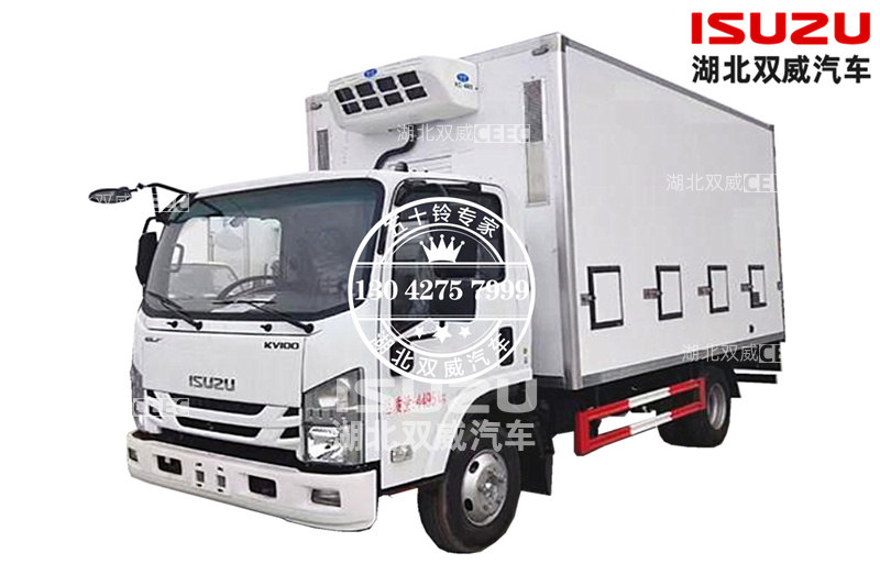 庆铃五十铃国六蓝牌雏禽运输车