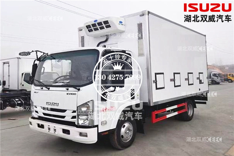 庆铃五十铃国六蓝牌雏禽运输车