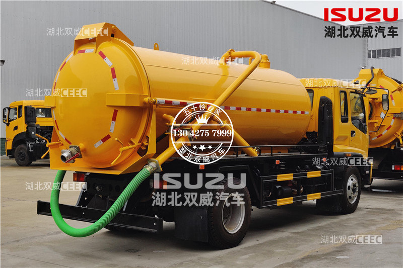 备受信赖 五十铃国六FTR吸污车