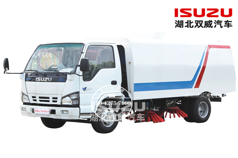 庆铃五十铃600P 国六清洗扫路车