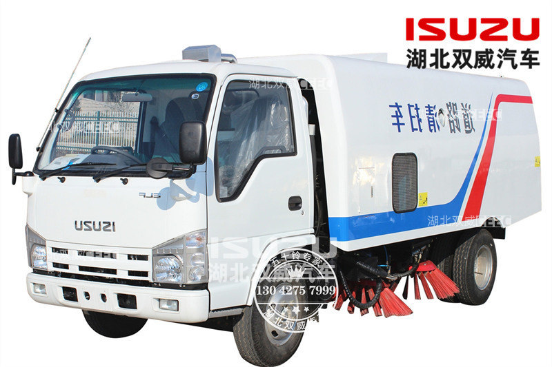 庆铃五十铃100P 国六清洗扫路车