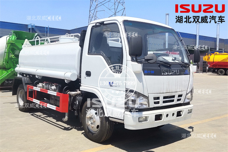 庆铃五十铃国六600P 5方洒水车