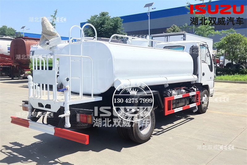庆铃五十铃国六600P 5方洒水车