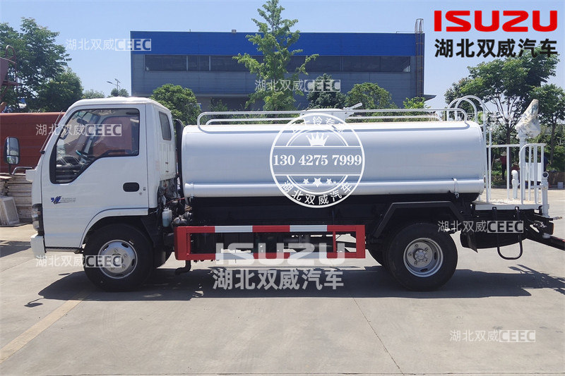 庆铃五十铃国六600P 5方洒水车
