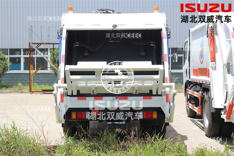五十铃700P国五10方压缩式垃圾车 出口定制