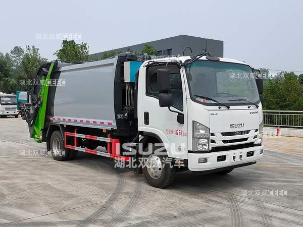 庆铃五十铃程力威牌CLW5080ZYSQ6压缩式垃圾车