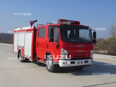 庆铃五十铃江特牌JDF5100GXFPM30/Q6泡沫消防车