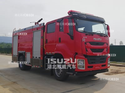 庆铃五十铃江特牌JDF5172GXFPM60/Q6泡沫消防车