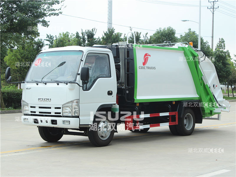 庆铃五十铃程力牌CL5070ZYS6HB压缩式垃圾车