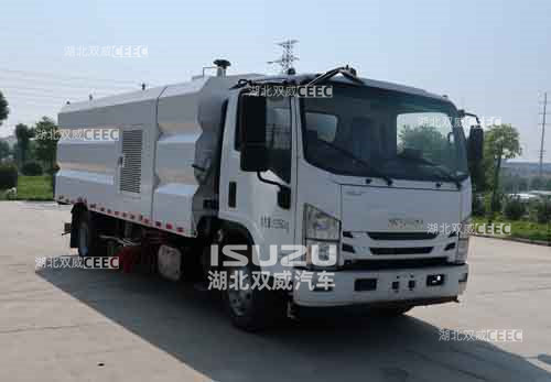 庆铃五十铃华通牌HCQ5110TXSQL6型洗扫车