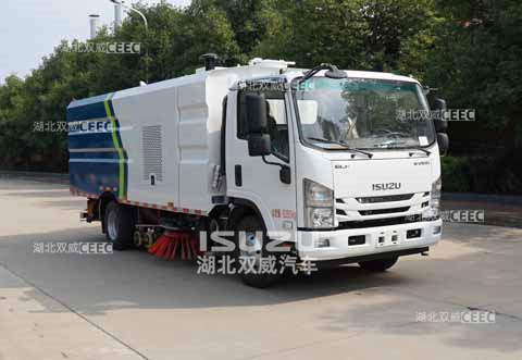 庆铃五十铃中洁牌XZL5080TXS6型洗扫车