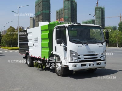 庆铃五十铃新东日牌YZR5080TXSQ6HL型洗扫车