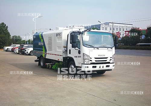 庆铃五十铃华威驰乐牌SGZ5089TXSQL6型洗扫车