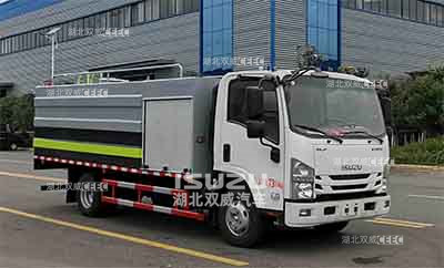 庆铃五十铃程力牌CL5072GQX6HL型护栏清洗车