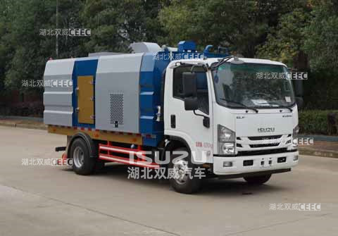 庆铃五十铃中洁牌XZL5080TXC6型吸尘车