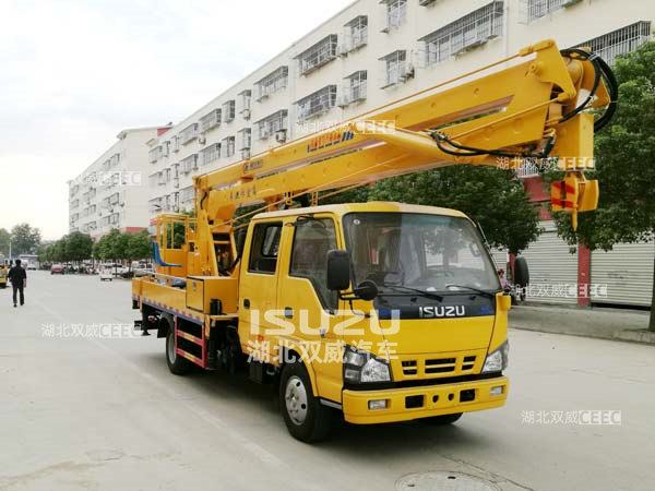 庆铃五十铃程力威牌CLW5070JGKQ6高空作业车