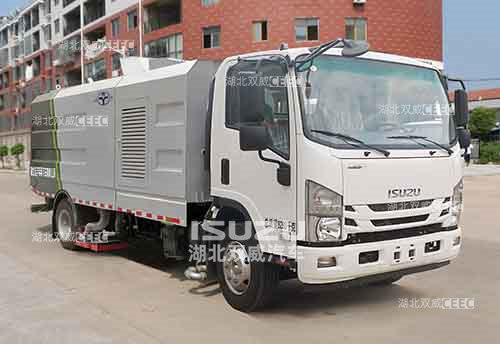 庆铃五十铃虹宇牌HYS5080TXCQ6型吸尘车