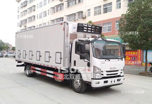 热门车型五十铃程力威牌CLW5110XCQQ6雏禽运输车配置