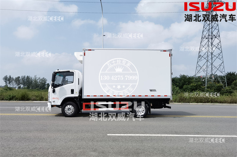 国六热门车型庆铃五十铃KV600 鲜活鱼运输车 冷藏冷链车
