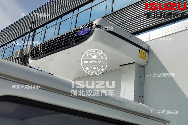国六热销车型 庆铃五十铃100P 双排座冷藏车 冷链运输车