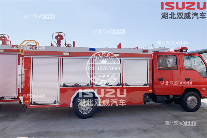 热门车型庆铃五十铃100P国六1.85吨水罐消防车 泡沫消防车 应急救援消防车 