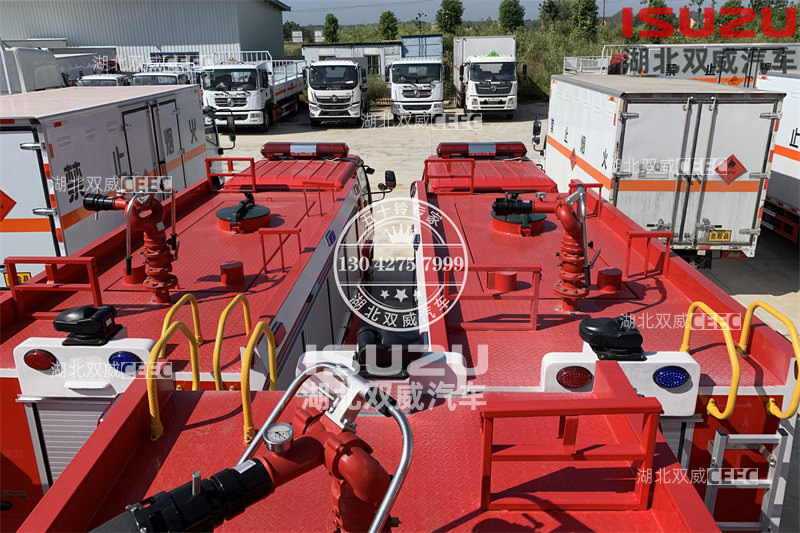 热门车型庆铃五十铃100P国六1.85吨水罐消防车 泡沫消防车 应急救援消防车 
