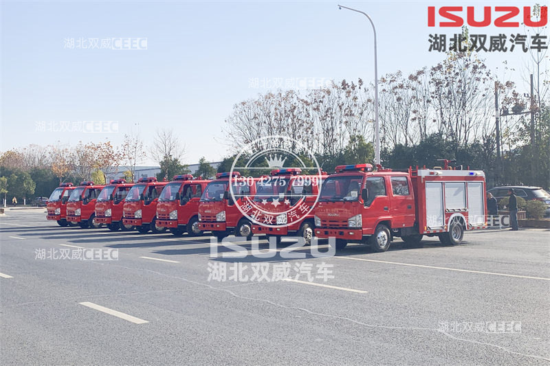 热销庆铃五十铃100P国六1.85吨水罐消防车 泡沫消防车 应急救援消防车 