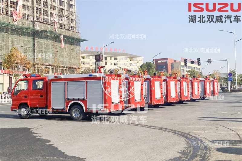 热销庆铃五十铃100P国六1.85吨水罐消防车 泡沫消防车 应急救援消防车 