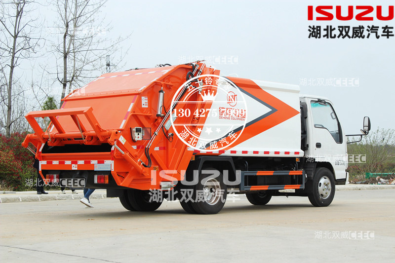新款车型！庆铃五十铃国六100P 6方压缩垃圾车