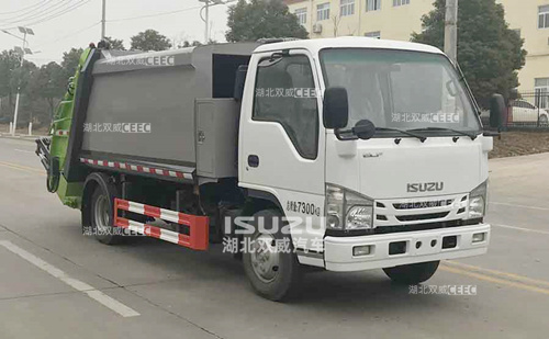 热销车型庆铃五十铃帝王环卫牌HDW5073ZYSQL6压缩式垃圾车