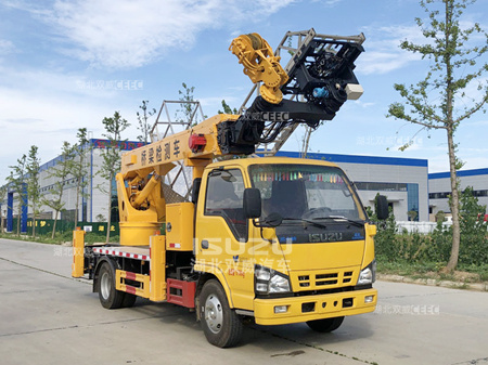 新型热销车型庆铃五十铃齐东方牌CLD5070JQJ6QL桥梁检测车
